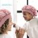Adjustable Silk Satin Kids Sleep Cap for Curly Hair | Pink Hair Bonnet for Toddler 1-8 Years - Buy Online on GoSupps.com