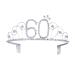 Frcolor Happy Birthday 60th Crystal Rhinestone Tiara Crown