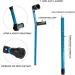 Forearm Crutch Elbow Crutches Foldable Ultralight Aluminum Assistance Double Adjustable with Comfy Handle Adjustable with Comfy Handle Folding Metal 1pcs (Color : 2pcs) (2pcs) Innovate - Buy Online on GoSupps.com