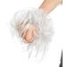 Silver Grey Synthetic Hair Bun Extension | Wavy Messy Updo Chignon Scrunchy - Buy Online on GoSupps.com