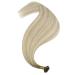 Youngsee Real Hair Extensions - Ombre Bonding Extensions 35cm Remy Hair Dark Ash Blonde to Platinum Blonde Keratin Fusion U-Tip 50g #18/60A/60 - Buy Online on GoSupps.com