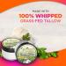 8 OZ. Tallow. Whipped Tallow is the ONLY ingredient. Nothing else added to it - Buy Online on GoSupps.com
