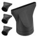 Mikinona 4pcs Hair Dryer Accessories Hair Dryer Replacement Parts Hair Dryer Nozzle Dryer Parts Black Plastic