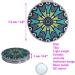 Beaufy Mini Compact Mirrors Set - Pack of 6 | Portable Folding Pocket Makeup Mirror with 1x/2x Magnification | Double Sided Mandala Design | Ideal Gift for Women, Girls, and Men - Buy Online on GoSupps.com