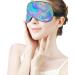 Colorful Psychedelic Trippy Art Sleep Mask for Women - Adjustable Eye Shades with Elastic Strap for Ultimate Comfort - Buy Online on GoSupps.com
