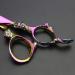 5.5 in. Professional Hairdressing Scissors 440c high Hardness Stainless Steel Salon Hairdresser Hair Cut with thinning Hair Scissors Set Purple - Buy Online on GoSupps.com