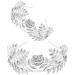 SOLUSTRE Baroque Leaf Hair Crown - Gold & Silver Laurel Wreath Headband for Costume Parties | Elegant Accessory - Buy Online on GoSupps.com