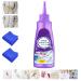 Graceful Stain Remover Active Enzyme Laundry Stain Remover Active Enzyme Laundry Stain Remover Purple Bottle Stubborn Stains Cleaner for Clothes Fabric Oil Wine Ink Armpit Stain (1Pc)