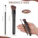 Makeup Brushes Set Foundation Brush + Concealer Brush With Soft Synthetic Fiber Face Makeup Contour Brushes Make-Up Tools Flat For Cheeks Blending Liquid Cream Flawless Powder Blush - Buy Online on GoSupps.com