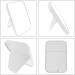 Coobbar Desk Makeup Mirror - Foldable Portable Square Mirror for Women - Elegant White Design - Buy Online on GoSupps.com