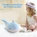 JOYRAVO Kids Travel Pillow - 2-in-1 Deformable U-Shaped Neck Pillow with Cute Plush Blue Whale Design for Comfy Sleep and Play on Airplanes, Cars, and Travel - Buy Online on GoSupps.com
