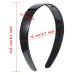 Hestya 1 Inch Black Craft Plastic Headbands with Teeth - DIY Hair Accessories (20 Pack) - Buy Online on GoSupps.com