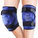 Newgo ice cream bag for knee replacement operations reusable gel cooling battery for wrapping the entire knee for knee injuries pain relief swelling bruises (blue-2 pieces)