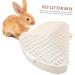 INOOMP 2pcs Rabbit Triangle Potty Toilet Guinea Pig Potty Small Animal Litter Abs Pet White Urinal 25.00X19.00X10.00CMx2pcs Whitex2pcs - Buy Online on GoSupps.com