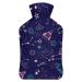 Unicorn Planet Hot Water Bottle With Cover Plush Bed Bottle Hand Warmer For Adults And Children 26.5X15.3cm