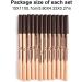  Allayu Set of 12 brown double-ended eyeliner pencils concealer pen smudge-proof makeup professional cosmetics - Buy Online on GoSupps.com