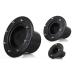 Aquaforte ABS implementation with counter -flange 110 mm (inside diameter) double inner adhesive connection including galvanized screws black