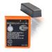 1 Pack BA223030 3.6V 2100mAh HBC Remote Control Rechargeable Battery for Crane Remote Control Orange