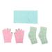 Moisturizing Socks Gloves Set Moisturizing Socks Gloves Neck Sleeves Gel Cover Infused with Essential Oils and Vitamins for Repairing and Softening Dry Cracked Skins
