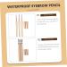 PLAFOPE 3pcs double ended eyebrow pencil brown brow pencil Brow Pencil Brown Waterproof Eyebrow Pencil Rose - Buy Online on GoSupps.com