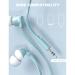Vogek Tangle-Free Flat Cord Mint Green Earbud Headphones | Ergonomic In-Ear Design - Buy Online on GoSupps.com