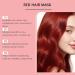 Masque Capillaire Masque Rouge Repigmentant 180g | Apr s-shampoing Nourrissant Traitant La Couleur | Masquee R parateur Hydratant Pour Le Soin Des Cheveux Secs Fris s Et Ab m s La Maison Et En S - Buy Online on GoSupps.com