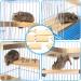 Nizirioo 5-Piece Hamster Accessories Set | Natural Wood Toys & Cage Decor for Hamsters Guinea Pigs Chinchillas & Mice - Buy Online on GoSupps.com