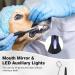 Dog Teeth Cleaning Tools with LED Light 3 Modes Dog Plaque Tartar Remover for Teeth Detachable Teeth Cleaning Kit for Dogs Cats Grey - Buy Online on GoSupps.com