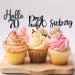 LOINFE Birthday Cupcake Toppers Pack of 24 Cake Toppers Birthday Happy Birthday 70 Years Cake Decoration Cake Decoration for Party Decoration Cake Decorations (Black) - Buy Online on GoSupps.com