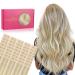 If Salife Extensions Real Hair 40PCS 60G 25cm 10 inch Ashblond to Goldblond and Platin Blond Hair Extension Real Hair Extensions Tape Invisible Tape In Extensions Real Hair Extensions 25cm-60g #17/26 Ashblond to Goldblond and Platinum Blond