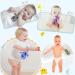 DDMY Sensory Robot Teething Toys (2 Pack) for Babies 0-36 Months - Silicone Toddler Chew Toys - Baby Easter Toy - Teething Pacifiers - Black+Grey - Buy Online on GoSupps.com