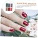 Beatifufu 6 Sheets Nail Art Stickers Fingernail Stickers Adhesive Nail Decals Manicures Stickers Party Nail Stickers Color Stickers Nail Polish Sticker Strips Press Nail Full Cover Child Pvc - Buy Online on GoSupps.com