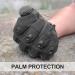 Firschoie Tactical Gloves - Military & Motorcycle Gloves with Hard Ankle Protection & Touchscreen - Ideal for Jungle Exploration & Trekking (Black M) - Buy Online on GoSupps.com