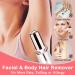 USB Mini Facial Hair Remover for Women - Portable Electric Razor Shaver for Painless Hair Removal on Lips, Chin, Armpits, Legs, and Body - Includes Storage Bag (White) - Buy Online on GoSupps.com