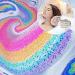 TEEROVA Rainbow Bath Bombs Gift Box Wrapped - Colorful Rainbow Cloud SPA Bath Bombs Float on Water&Release Vivid Rainbow Color Moisturize Dry Skin - Buy Online on GoSupps.com