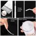 Dming 200 Pieces Disposable Micro Brush Applicator for Eyelash Extension & Makeup - Mini Cotton Swab Brushes (White) - Buy Online on GoSupps.com