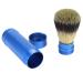Shaving Brush Men Portable Beard Brush Travel Facial Cleaning Foaming Shaving Brush Grooming Tool Aluminum + Brush Hair Material