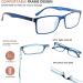 Eyekepper Stylish Blue Reading Glasses with Spring Hinges - Quality Readers for All Occasions - Buy Online on GoSupps.com