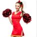 Jumbo Cheerleading Bow Set - 8 Inch Red & Black Hair Bows for Teen Girls | Large Cheer Bow with Ponytail Holder - Buy Online on GoSupps.com