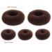 SQULIGT 5 PCS Donut Hair Bun Maker Set - Dark Brown Ring Style Bun Makers (2 Large, 3 Small) - Buy Online on GoSupps.com