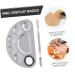 POPETPOP Nail Art Display Set - 3 Palette Mixing Plates & Stainless Steel Tools for Perfect Make-Up & Manicure - Buy Online on GoSupps.com
