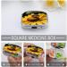 Meta Title: "Yellow Flower & Black Bee Print Pill Box - 2 Compartment Decorative Metal Pill Organizer for Pocket & Purse - International Shipping - Buy Online on GoSupps.com