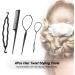 Benkeg Hair Bun Kit - 4 Pcs Twist Making Clips & Pins for DIY Braid Styles - Premium Hair Accessories - Buy Online on GoSupps.com