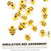 30pcs Simulation Bee Hair Barrettes Hair Clip 3d Resin Slices Resin Bee Ornament Ladybug Child Charm - Buy Online on GoSupps.com