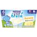 Nestl Baby P'tit Brewed Banana Dairy from 6 Months - 4 x 100 g (4 Dairy) - Buy Online on GoSupps.com