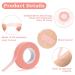 Breathable Micropore Eyelash Extension Tape - Pink - 0.5 x 10 Yards - 9 Rolls | Invisible Lash Supplies for Hooded Eyes - Buy Online on GoSupps.com