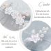 Casdre Flower Bridal Hair Pins - Pack of 3, Silver with Pearls and Rhinestones for Women and Girls | Wedding Hair Accessories - Buy Online on GoSupps.com