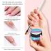 UV Nail Gel Set 15gx2 + 48 Nail Templates Brush & Acrylic Gel for Nail Extensions & Art | Pink - Buy Online on GoSupps.com