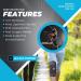 Comfyorthopedic Locking Knee Brace with Metal Side Stabilizers - PCL/ACL Hinged ROM Brace for Meniscus Tear - Knee Braces for Pain Relief with ROM Dial for Women & Men - Buy Online on GoSupps.com