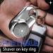 Mini Shave Portable Electric Shaver for Men - Wet Dry Rechargeable Travel Razor (Silver - Buy Online on GoSupps.com